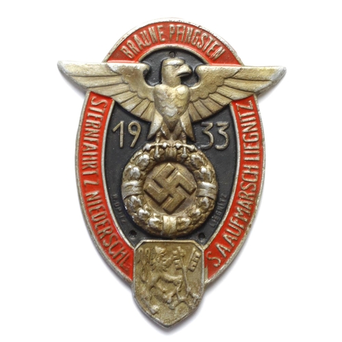 1795 - German 1933 BRAUNEPFIGSTEN rally badge.