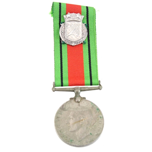 2556 - WW2 British Defence Medal With R.P.N.S Shield. Awarded to those who volunteered their vessel and or ... 