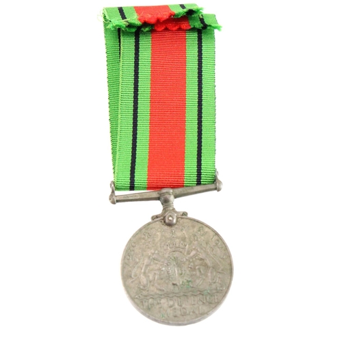 2556 - WW2 British Defence Medal With R.P.N.S Shield. Awarded to those who volunteered their vessel and or ... 