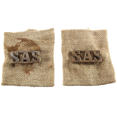 2583 - WW2 Theatre Made S.A.S Shoulder Titles.