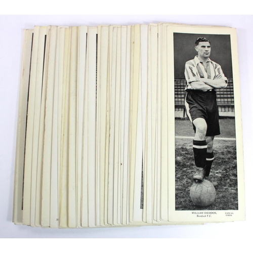 486 - Topical Times, panel cards, b/w photographs from various sets 1932/1939 include Bartram, Beattie, Dr... 