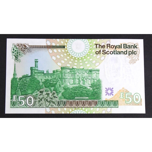 467 - Scotland, Royal Bank of Scotland 50 Pounds dated 14th September 2005, FIRST RUN 'A/1' prefix, serial... 