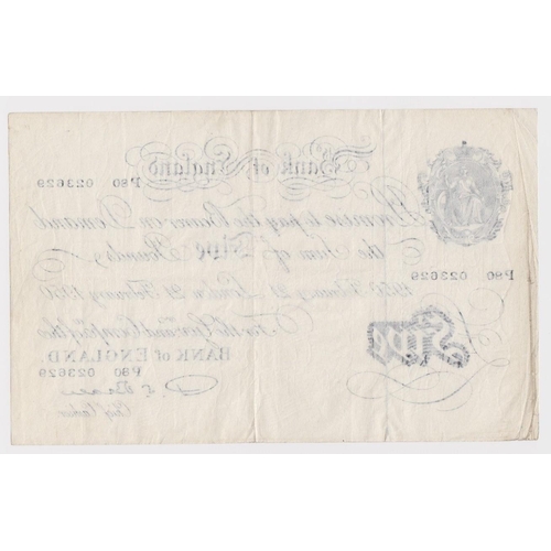 67 - Beale 5 Pounds dated 21st February 1950, serial P80 023629 (B270, Pick344) small tear at bottom, one... 