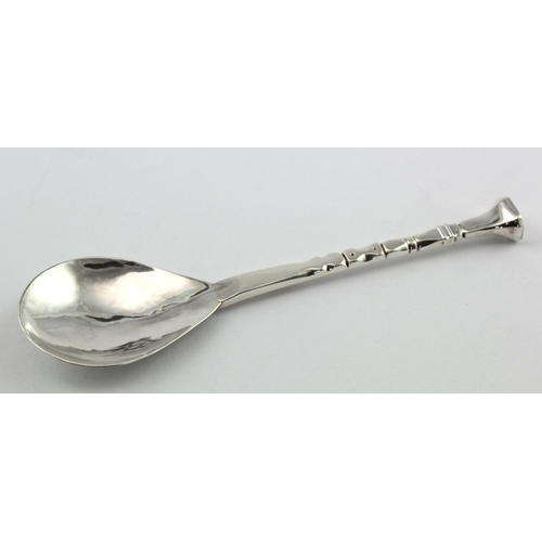 598 - Guild of Handicraft (George Henry Hart) silver Arts & Crafts style seal-top spoon hallmarked G of H ... 