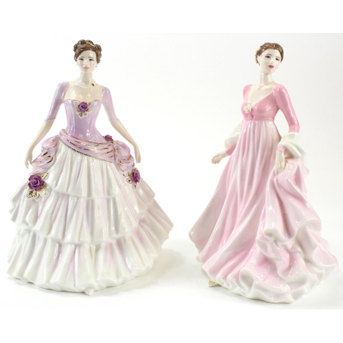 888 - Coalport. Two boxed Coalport limited edition figures, comprising Perfect Moment (5054/7500); Lilac S... 