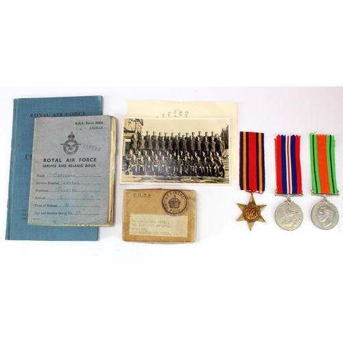 1593 - WW2 group attributed to 416444 A.C.1. R.Jacques RAF. Burma Star, Defence & War Medals. RAF Certifica... 