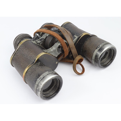 1611 - WW2 pair of officers private purchase binoculars made by Ross of London named to L A B Paten RE.