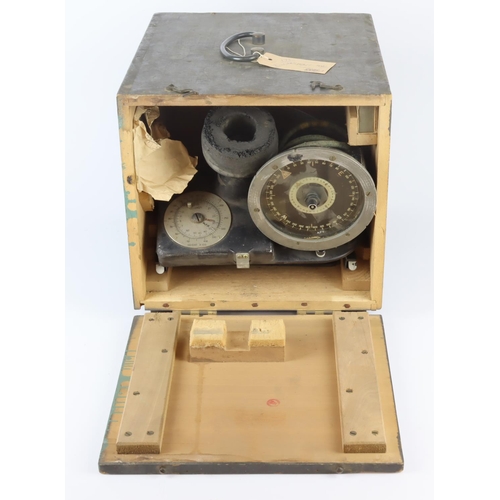 1619 - WW2 RAF Observer Repeater Compass 1943, plus Drift Sight in box.  (2 items)