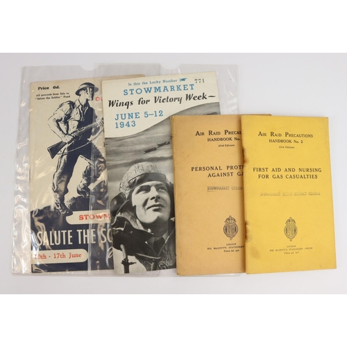 1627 - WW2 Stowmarket wings for victory 5th to 12th 1943 program and Stowmarket salute the solder week 10th... 