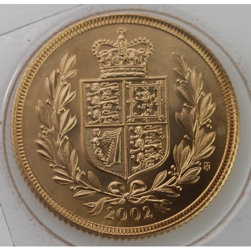 1724 - Sovereign 2002 (Shield back) BU still sealed