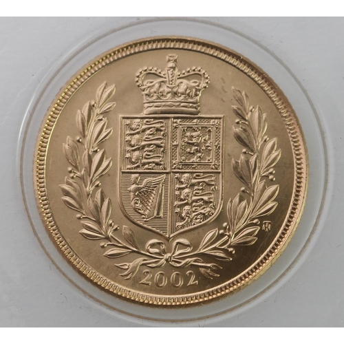 1725 - Sovereign 2002 (Shield back) BU still sealed