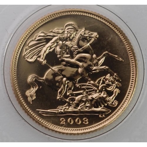 1726 - Sovereign 2003 BU still sealed