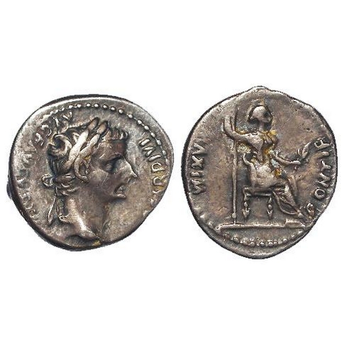 2191 - Roman Imperial: Augustus silver Denarius 