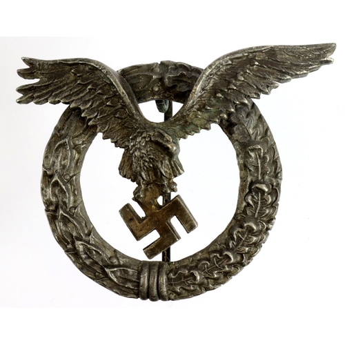 584 - German Luftwaffe Pilots early 1st pattern badge, 