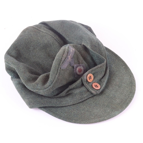 589 - German M43 Forage cap, some service wear to lining, Third Reich