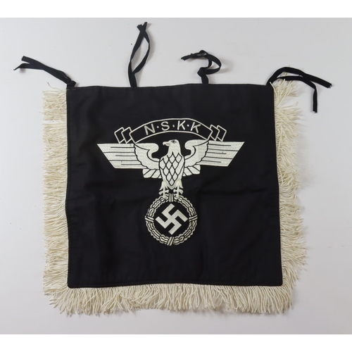 595 - German N.S.K.K trumpet banner.