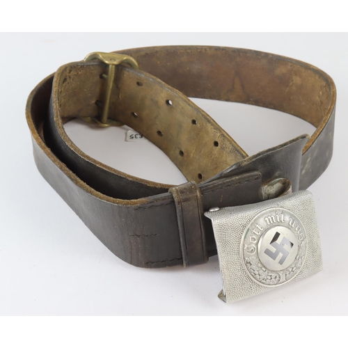 619 - German Nazi belt and buckle.