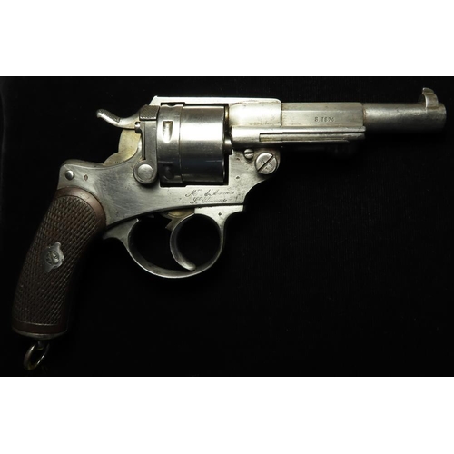 62 - Chamelot - Delvigne M1873, French 11mm Service Revolver, made at St Etienne in 1874. Nicely marked w... 