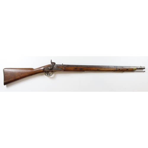 68 - Constabulary carbine with 1847 tower VR lock military proofs to the barrel with unit marked but plat... 