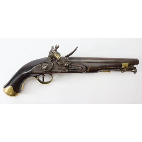 93 - Flintlock New Land Pattern Pistol, barrel 9