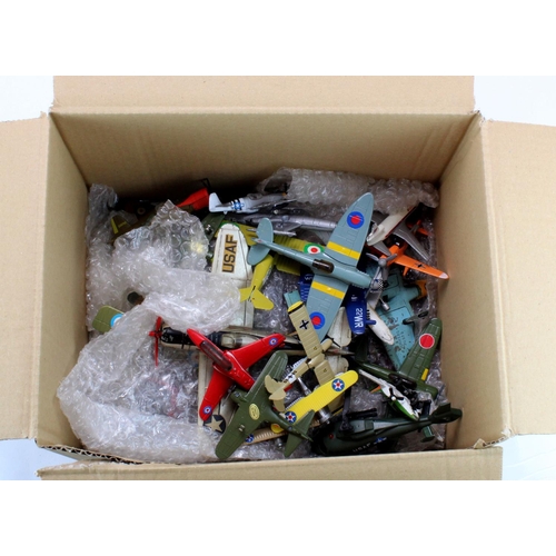 68 - Diecast. A good quantity of diecast aircrafts, including Dinky, Matchbox etc.