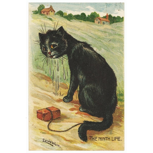 534 - Louis Wain, unknown English publisher, The Ninth Life