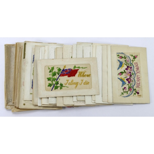 579 - Silks, original collection plus envelopes   (23)