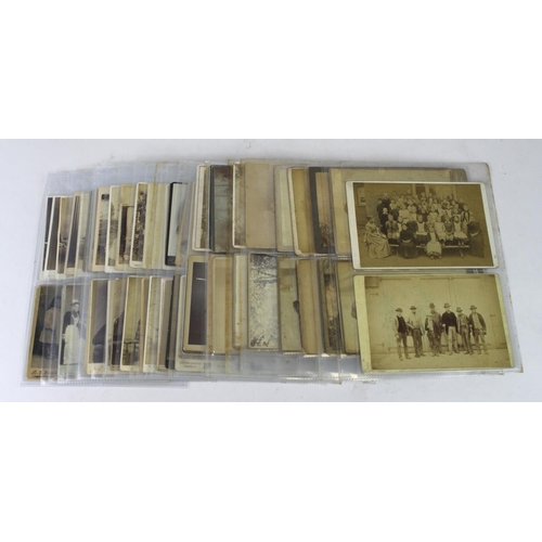 584 - Suffolk Photographers - an unusual collection of Cabinet photos (x25) and cdv's (x67). Worth viewing