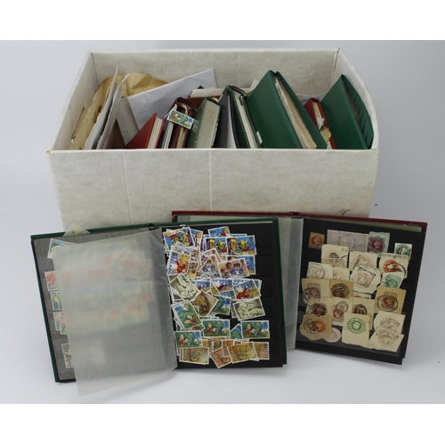 65 - GB - large selection in albums / stockbooks plus lots of loose stamps in packets, stockcards, album ... 