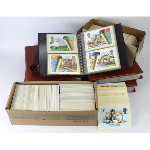 66 - GB - large selection of PHQ's, hour albums of First Day PHQ Cards, 2x boxes of mint PHQ's, plus 2x s... 