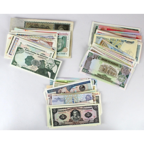 1205 - World (194), a group of World notes, all different and all Uncirculated or about, no duplication (so... 