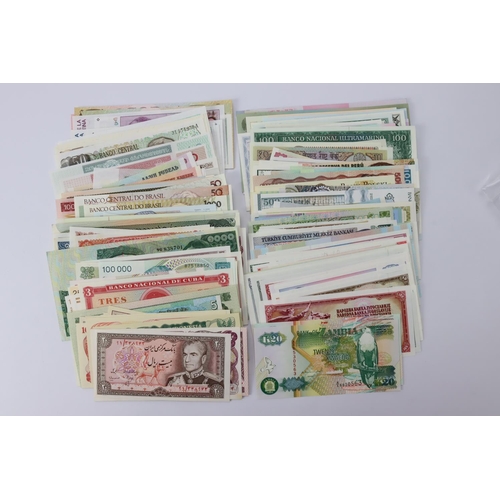 1210 - World (275), a large collection of World notes, all different and all Uncirculated or about, no dupl... 