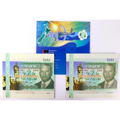 1219 - World (5), a collection of Millennium Commemorative notes in presentation folders comprising New Zea... 