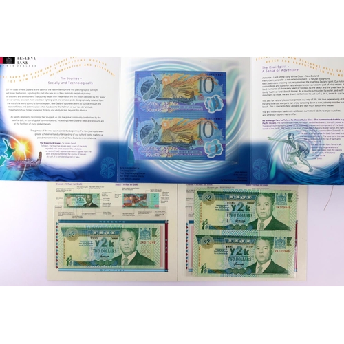 1219 - World (5), a collection of Millennium Commemorative notes in presentation folders comprising New Zea... 