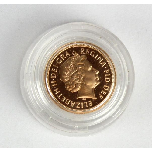 1197 - Half Sovereign 2000 Proof FDC in a hard plastic capsule