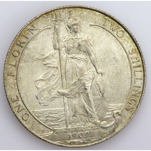 1372 - Florin 1909 EF or better