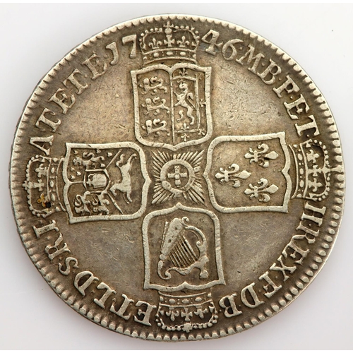 1387 - Halfcrown 1746 Lima GF