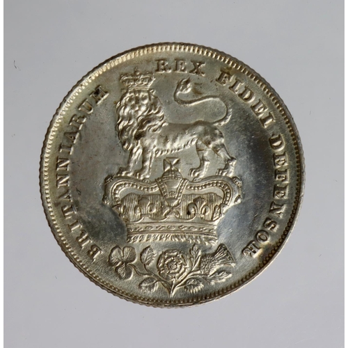 1509 - Shilling 1826 cleaned EF