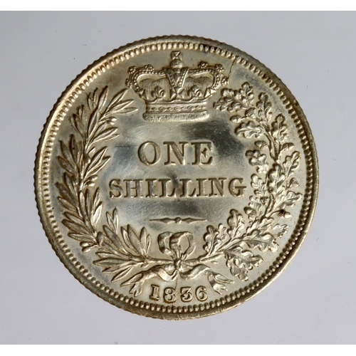 1511 - Shilling 1836 cleaned nEF