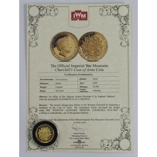 1600 - Gibraltar Two Crowns 2020 (8g of 9ct gold) from the 