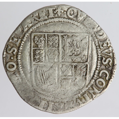 1696 - James I Shilling, 2nd Coinage, mm. Lis, S.2654, Fine.