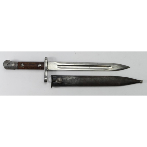 179 - Turkish M1935 short bayonet, pommel stamped 