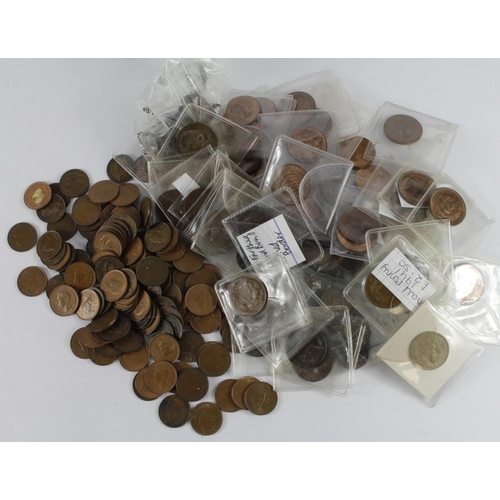 1836 - GB Farthings and Halfpennies, mostly 20thC, some with lustre noted, also 1957 calm sea?