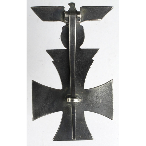 251 - German Iron Cross 1st class with combined 1939 bar to the Iron Cross 1st class.