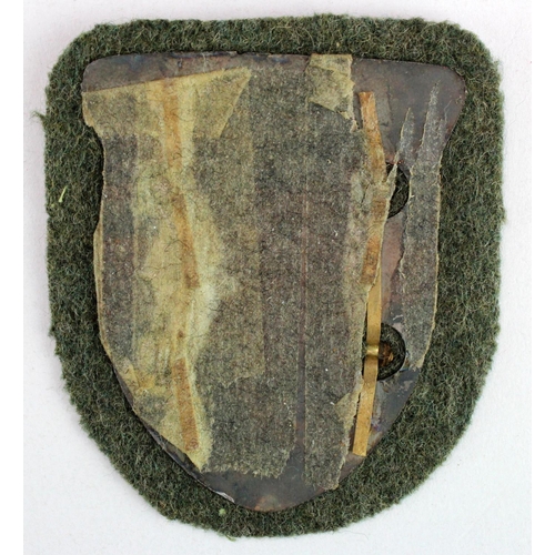 269 - German Kuban arm shield on backing plate