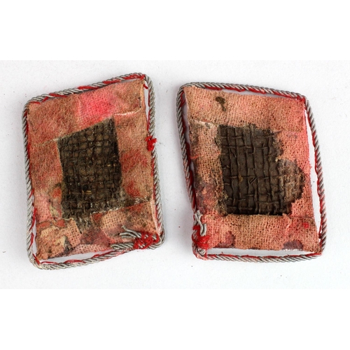 415 - German SA Senior Officer collar tabs, worn