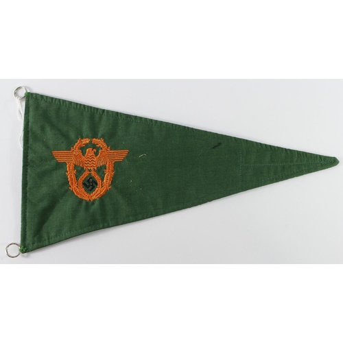 486 - German WW2 Police pennant.