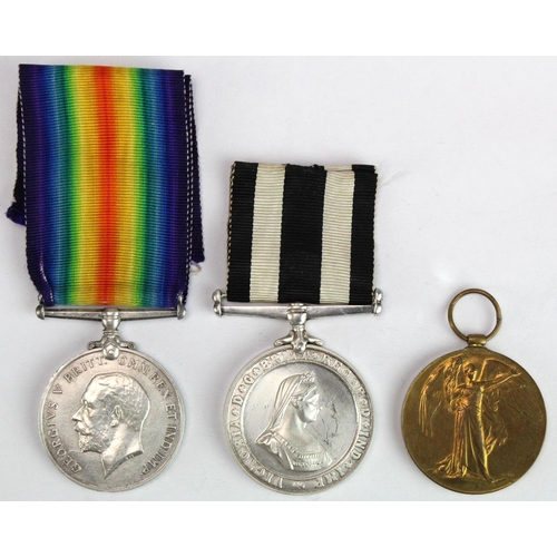 654 - BWM & Victory Medal to 160 Pte D S James RAMC. Plus a St Johns Medal (12473 L/A/Offr L.James. Llanel... 