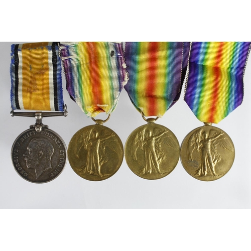 655 - BWM & Victory Medal to 16558 Cpl J Townley Suffolks. Victory Medal to LSR-2109 Cpl J H Chippendale R... 