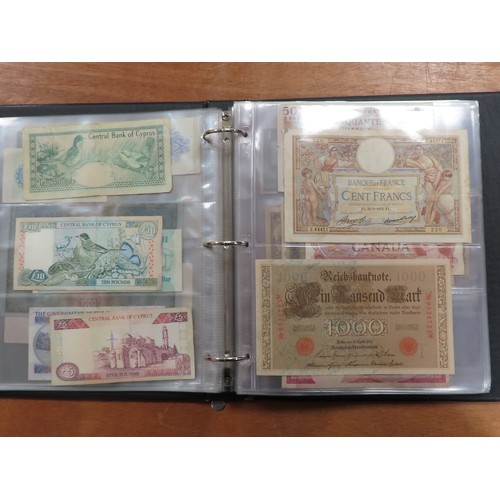 1198 - World (125), a collection in album including Syria 5 Piastres dated 1919, King George VI portraits, ... 